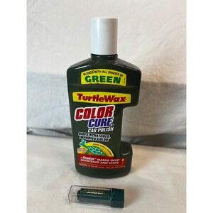 Turtle Wax Color Cure Car Polish Green w/ Dark green ChipStik 16oz Scratch Repai